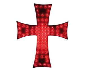 ΣΤΑΥΡΟΣ 24V ΜΕ 81 LED ΚΟΚΚΙΝΟ ΜΕ ΦΙΣ ΑΝΑΠΤΗΡΑ ΚΑΙ ΚΑΛΩΔΙΟ 200cm 200x250mm