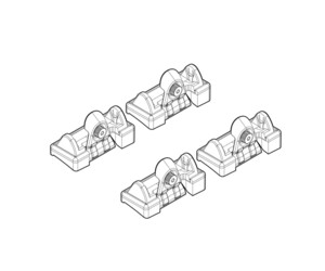 ΑΚΡΑ ΓΙΑ ΜΠΑΡΕΣ NORDRIVE ΓΙΑ RENAULT CLIO 5D 03/98-09/05 / CLIO STORIA 10/05-01/11 KIT