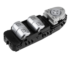NTY – Πολλαπλός Διακόπτης Παραθύρων Οδηγού Mercedes E-Class W213 / Coupe C238 Ασημί OE A2139055103 8 Πλήκτρων για Απόλυτο Έλεγχο και Σταθερή Λειτουργία - 1 Τεμ. (EWS-ME-108)