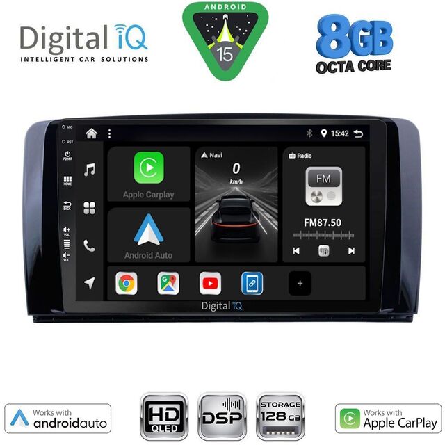 DIGITAL IQ BXF 18422_CPAA (9inc) MULTIMEDIA TABLET for MERCEDES R (W251) mod. 2006-2015
