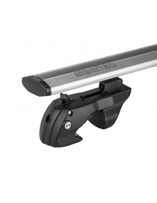 ΜΠΑΡΕΣ ΟΡΟΦΗΣ ΑΛΟΥΜΙΝΙΟΥ JACKSON XL SILVER 135 cm ΣΕ ΑΣΗΜΙ ΧΡΩΜΑ ΓΙΑ ΟΡΟΦΗ ΜΕ RAISED RAILS MENABO - 2 ΤΕΜ.