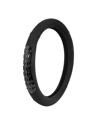 ΚΑΛΥΜΜΑ ΤΙΜΟΝΙΟΥ GEL GRIP (S) 35/37cm ΜΙΚΡΟΙΝΕΣ/ΤΖΕΛ ΜΑΥΡΟ ΑΟΣΜΟ ECO-FRIENDLY
