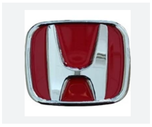 Αυτοκόλλητο σήμα κόκκινο με pins 9,2x7,5cm - Honda