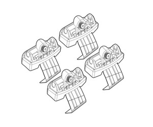 ΑΚΡΑ ΓΙΑ ΜΠΑΡΕΣ NORDRIVE ΓΙΑ AUDI A1 3D/5D SPORTBACK 02/12+ KIT