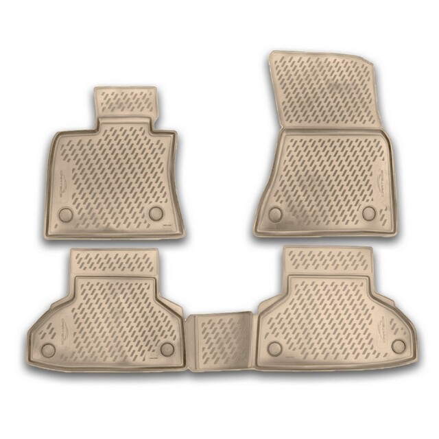 ΠΑΤΑΚΙΑ ΣΕ ΣΚΑΦΗ TPE ΛΑΣΤΙΧΟ ΓΙΑ BMW X6 F16 2014+  (ΜΠΕΖ) - 4 ΤΕΜ.