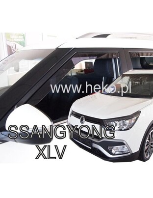 ΑΝΕΜΟΘΡΑΥΣΤΕΣ ΓΙΑ SSANGYONG TIVOLI/XLV 5D 2015+ ΣΕΤ ΑΥΤΟΚΙΝΗΤΟΥ ΑΠΟ ΕΥΚΑΜΠΤΟ ΦΙΜΕ ΠΛΑΣΤΙΚΟ HEKO - 4 ΤΕΜ.
