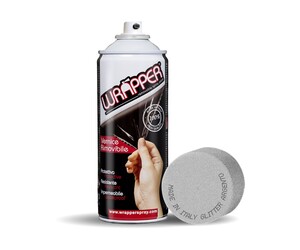 ΠΡΟΣΤΑΤΕΥΤΙΚΟ ΦΙΛΜ ΣΕ ΣΠΡΕΙ WRAPPER SPECIAL COLOUR SILVER GLITTER 400 ml (ΑΣΗΜΙ GLITTER)
