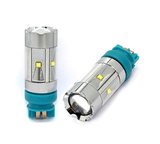 PWY24W 12/24V PG18.5d-1 7W LED 8xCREE PREMIUM ΛΕΥΚΟ  M-TECH 1 ΤΕΜ,