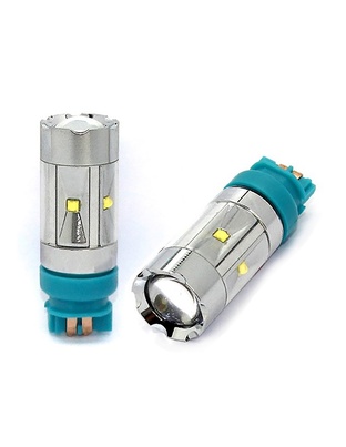 PWY24W 12/24V PG18.5d-1 7W LED 8xCREE PREMIUM ΛΕΥΚΟ  M-TECH 1 ΤΕΜ,