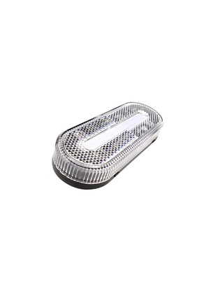 Amio - ΦΩΣ ΟΓΚΟΥ ΦΟΡΤΗΓΟΥ LED ΛΕΥΚΟ ΟΒΑΛ 10-30V 124x49x22mm ΑΔΙΑΒΡΟΧΟ OM-01-W 1ΤΕΜ. (02375/AM)