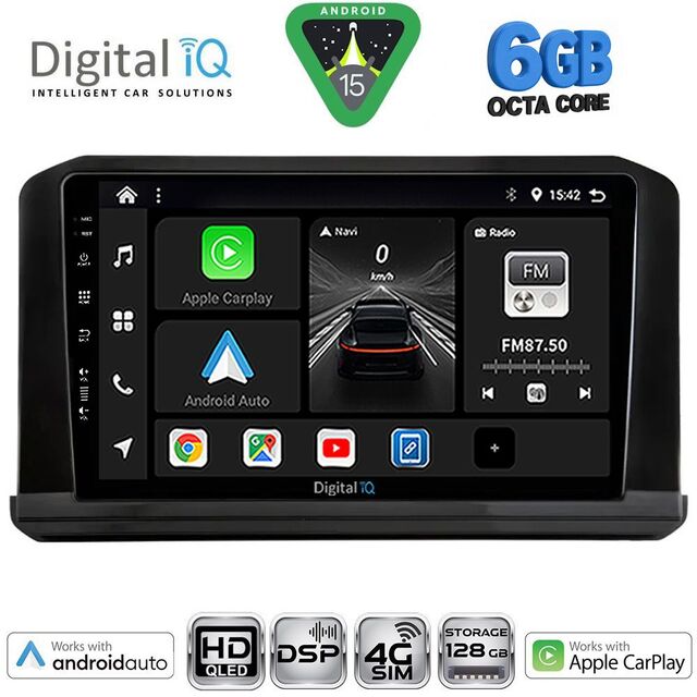 DIGITAL IQ BXF 17456B_CPAA (10inc) MULTIMEDIA TABLET for NISSAN NAVARA mod. 2025+