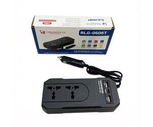 INVERTER ΑΥΤΟΚΙΝΗΤΟΥ 150W ΑΠΟ 12/24V DC ΣΕ 220V AC ΜΕ 2xUSB & TYPE-C RLG-0506T
