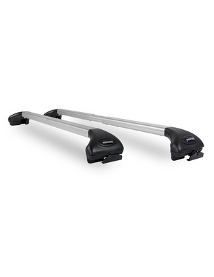 MENABO ΠΤΥΣΣΟΜΕΝΕΣ ΜΠΑΡΕΣ ΟΡΟΦΗΣ ΑΛΟΥΜΙΝΙΟΥ ARIETE 81.5-119.5 cm ΣΕ ΑΣΗΜΙ ΧΡΩΜΑ ΓΙΑ BMW X1 (F48) 5 doors 2019> ΜΕ FLUSH RAILS 5.5 cm max - 2 ΤΕΜ. (12060/MB)