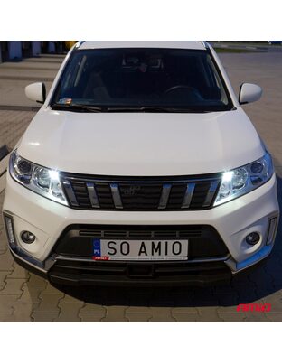 Amio – Λαμπάκια LED T10 W5W 12/24V 2.4W 5600K 3xSMD 2835 CANBUS Καρφωτά για Ισχυρό Λευκό Φωτισμό χωρίς Σφάλματα – Σετ 2 Τεμ. (01637/AM)
