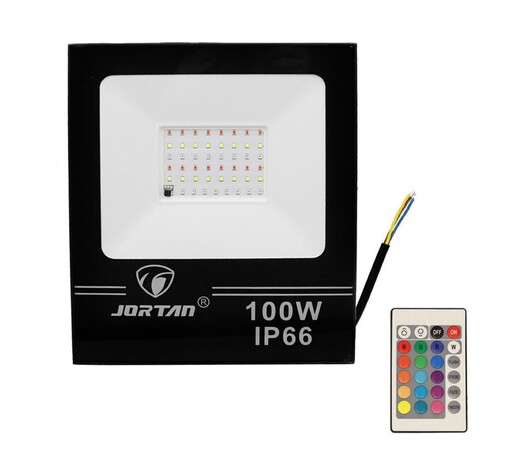 JORTAN LED ΠΡΟΒΟΛΕΑΣ 100W/RGB/220V JGTGD-TP100WRGB