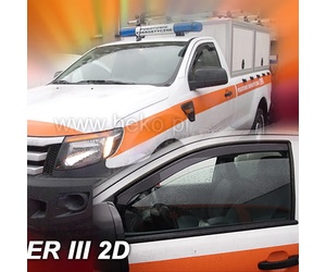 ΑΝΕΜΟΘΡΑΥΣΤΕΣ ΓΙΑ FORD RANGER 2D 2012+ ΖΕΥΓΑΡΙ ΑΠΟ ΕΥΚΑΜΠΤΟ ΦΙΜΕ ΠΛΑΣΤΙΚΟ HEKO - 2 ΤΕΜ.