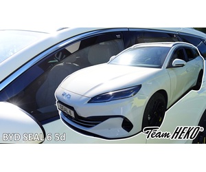 Heko - Ανεμοθραύστες για Byd Seal 6 5 Doors 2024+ Σετ Αυτοκινήτου Απο Εύκαμπτο Φιμέ Πλαστικό - 4 τεμ. (ΑΝΕΜ.SET11317)