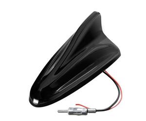 ΚΕΡΑΙΑ ΚΑΡΧΑΡΙΑΣ AERO-FIN 8 12V ΜΑΥΡΗ AM/FM ΜΕ ΕΝΙΣΧΥΤΗ ΣΗΜΑΤΟΣ 86x170x70mm