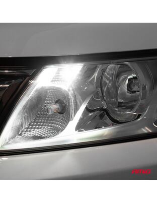 Amio – Λαμπάκια LED T10 W5W 12/24V 2.4W 5600K 3xSMD 2835 CANBUS Καρφωτά για Ισχυρό Λευκό Φωτισμό χωρίς Σφάλματα – Σετ 2 Τεμ. (01637/AM)