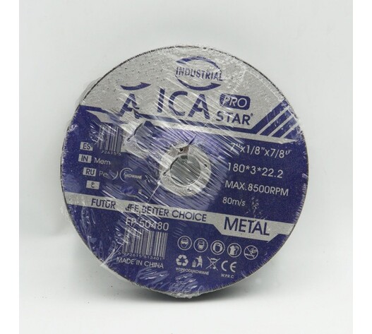 ΔΙΣΚΟΣ ΛΕΙΑΝΣΗΣ ΜΕΤΑΛΛΟΥ 180*3*22.2mm EPICA STAR TO-EP-50480