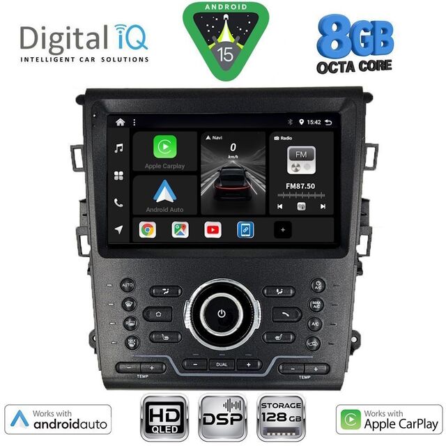 DIGITAL IQ BXF 18164_CPAA CLIMA (9inc) MULTIMEDIA TABLET for FORD MONDEO mod. 2014-2023