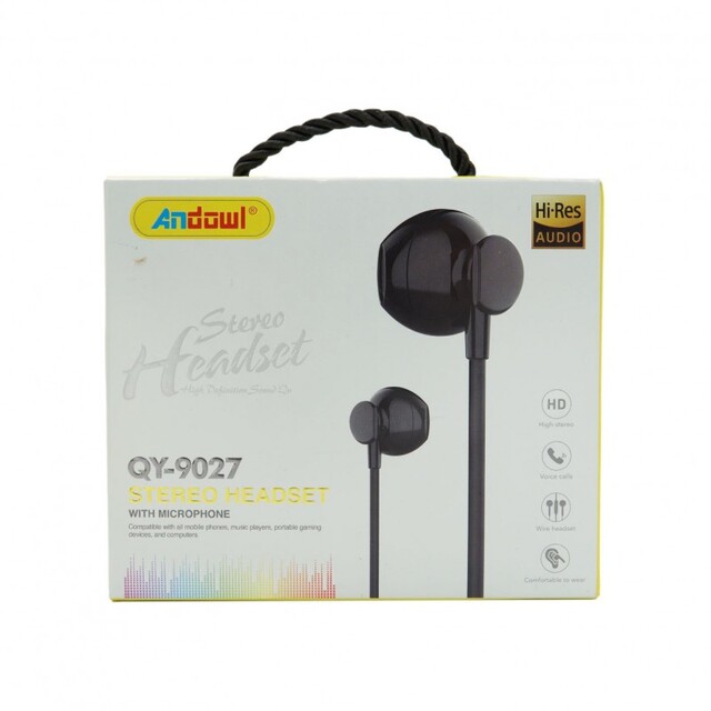 ΕΝΣΥΡΜΑΤΑ ΑΚΟΥΣΤΙΚΑ ΨΕΙΡΕΣ ΜΕ ΜΙΚΡΟΦΩΝΟ STEREO ANDOWL QY-9027