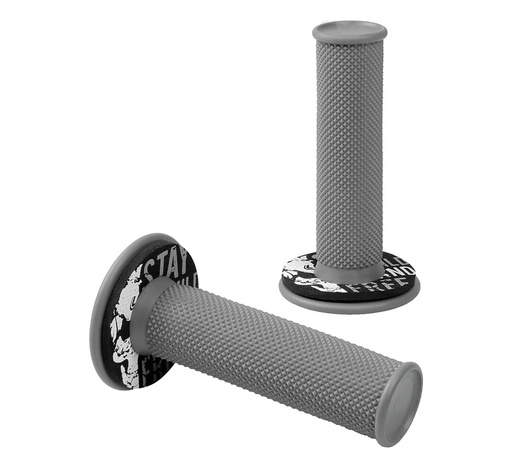ΧΕΡΟΥΛΙΑ MOTO DONUT OFF-ROAD ΓΚΡΙ/ΓΚΡΙ 22MM+25MM 12CM 2ΤΕΜ