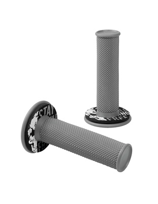 ΧΕΡΟΥΛΙΑ MOTO DONUT OFF-ROAD ΓΚΡΙ/ΓΚΡΙ 22MM+25MM 12CM 2ΤΕΜ