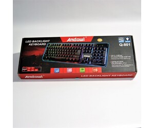 ΠΛΗΚΤΡΟΛΟΓΙΟ ΜΕ ΟΠΙΣΘΙΟ ΦΩΤΙΣΜΟ LED ANDOWL Q-801