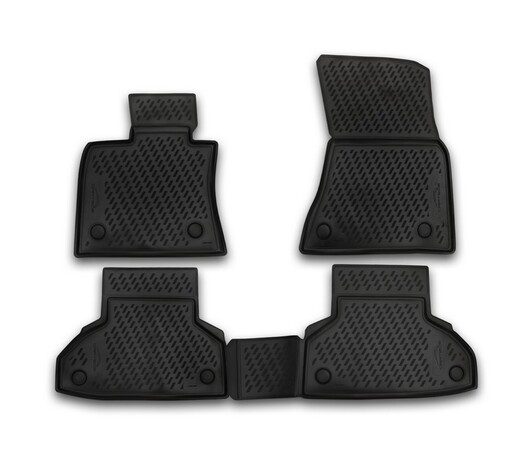 ΠΑΤΑΚΙΑ ΣΕ ΣΚΑΦΗ TPE ΛΑΣΤΙΧΟ ΓΙΑ BMW X6 F16 2014+  (ΜΑΥΡΟ) - 4 ΤΕΜ.