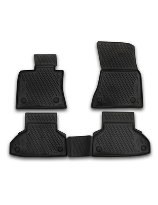 ΠΑΤΑΚΙΑ ΣΕ ΣΚΑΦΗ TPE ΛΑΣΤΙΧΟ ΓΙΑ BMW X6 F16 2014+  (ΜΑΥΡΟ) - 4 ΤΕΜ.