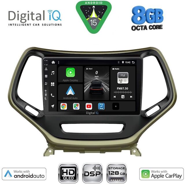 DIGITAL IQ BXF 18273_CPAA (10inc) MULTIMEDIA TABLET for JEEP CHEROKEE mod. 2014-2026