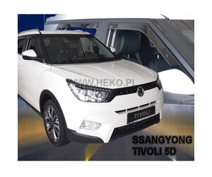 ΑΝΕΜΟΘΡΑΥΣΤΕΣ ΓΙΑ SSANGYONG TIVOLI/XLV 5D 2015+ ΣΕΤ ΑΥΤΟΚΙΝΗΤΟΥ ΑΠΟ ΕΥΚΑΜΠΤΟ ΦΙΜΕ ΠΛΑΣΤΙΚΟ HEKO - 4 ΤΕΜ.