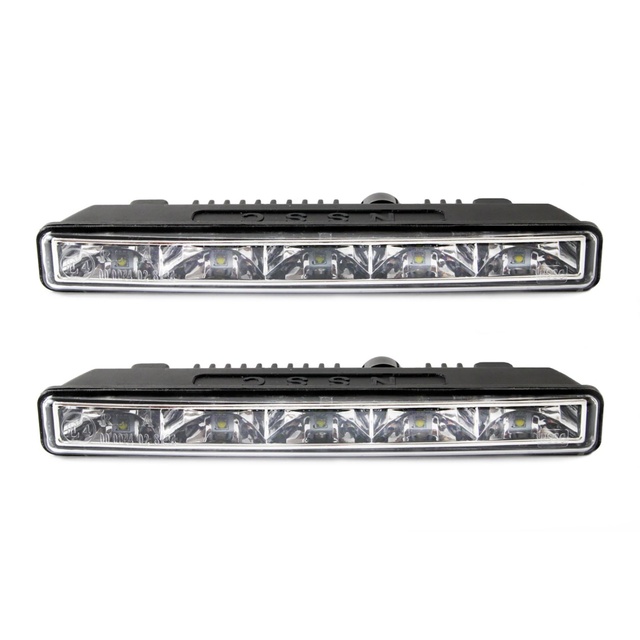 Amio – Φώτα Ημέρας DRL LED 12/24V 10.64W 10LED 1000lm για Αυτοκίνητο & Φορτηγό 187x24x56mm – Σετ 2 Τεμ. (01520/AM)