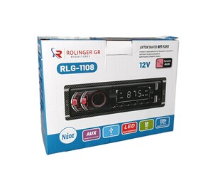 ΗΧΟΣΥΣΤΗΜΑ ΑΥΤΟΚΙΝΗΤΟΥ MP3 PLAYER 12V RLG-1108