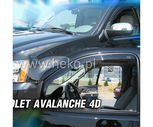 ΑΝΕΜΟΘΡΑΥΣΤΕΣ ΓΙΑ CHEVROLET AVALANCE 4D 2007-2013 ΖΕΥΓΑΡΙ ΑΠΟ ΕΥΚΑΜΠΤΟ ΦΙΜΕ ΠΛΑΣΤΙΚΟ HEKO - 2 ΤΕΜ.
