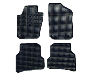 Cik - ΠΑΤΑΚΙΑ ΑΥΤΟΚΙΝΗΤΟΥ ΑΠΟ ΛΑΣΤΙΧΟ ΓΙΑ SEAT IBIZA 2008-2017 / IBIZA FACELIFT 2013-2017 / VW POLO 6R 2009-2017 / SKODA FABIA 2015-2021 ΣΕ ΜΑΥΡΟ ΧΡΩΜΑ ΜΕ ΚΟΥΜΠΩΜΑΤΑ - 4 ΤΕΜ. (RM.SE.0001/CK)