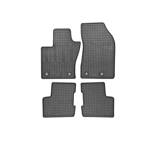 Cik - ΠΑΤΑΚΙΑ ΑΥΤΟΚΙΝΗΤΟΥ ΑΠΟ ΛΑΣΤΙΧΟ ΓΙΑ CITROEN JUMPY 2006-2016 / FIAT SCUDO 2006-2016 / PEUGEOT EXPERT 2006-2016 (2Η ΣΕΙΡΑ ΚΑΘΙΣΜΑΤΩΝ) ΣΕ ΜΑΥΡΟ ΧΡΩΜΑ ΧΩΡΙΣ ΚΟΥΜΠΩΜΑΤΑ - 4 ΤΕΜ. (RM.CI.0012/CK)