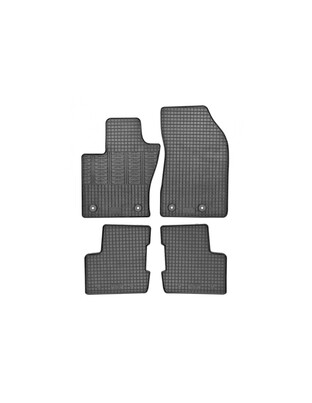 Cik - ΠΑΤΑΚΙΑ ΑΥΤΟΚΙΝΗΤΟΥ ΑΠΟ ΛΑΣΤΙΧΟ ΓΙΑ CITROEN JUMPY 2006-2016 / FIAT SCUDO 2006-2016 / PEUGEOT EXPERT 2006-2016 (2Η ΣΕΙΡΑ ΚΑΘΙΣΜΑΤΩΝ) ΣΕ ΜΑΥΡΟ ΧΡΩΜΑ ΧΩΡΙΣ ΚΟΥΜΠΩΜΑΤΑ - 4 ΤΕΜ. (RM.CI.0012/CK)