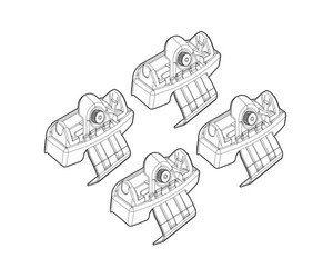 ΑΚΡΑ ΓΙΑ ΜΠΑΡΕΣ NORDRIVE ΓΙΑ AUDI A4 11/07+ KIT