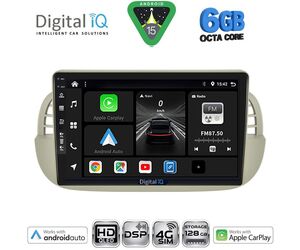 DIGITAL IQ BXF 17130BG_CPAA (9inc) MULTIMEDIA TABLET for FIAT 500 mod. 2007-2015 (BEIGE)