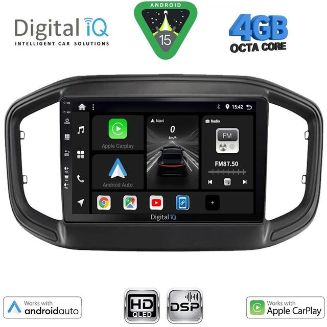 DIGITAL IQ BXF 16147_CPAA (9inc) MULTIMEDIA TABLET for FIAT STRADA mod. 2020-2026
