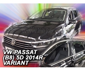 ΑΝΕΜΟΘΡΑΥΣΤΕΣ ΓΙΑ VW PASSAT 5D COMBI/VARIANT/SW 2014+ ΑΝΕΜΟΘΡΑΥΣΤΕΣ ΣΕΤ ΑΥΤΟΚΙΝΗΤΟΥ ΑΠΟ ΕΥΚΑΜΠΤΟ ΦΙΜΕ ΠΛΑΣΤΙΚΟ HEKO - 4 ΤΕΜ.