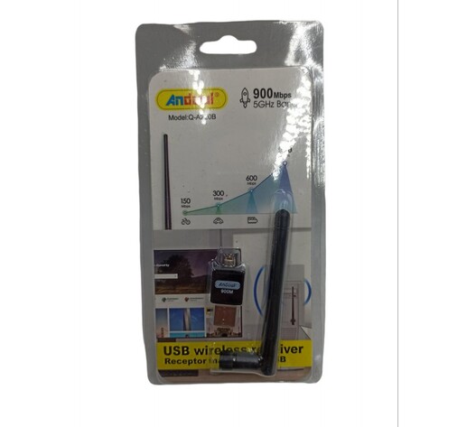 ΑΣΥΡΜΑΤΟΣ ΑΝΤΑΠΤΟΡΑΣ ΔΙΚΤΥΟΥ 900Mbps ANDOWL Q-A220B