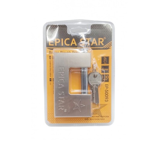 ΚΛΕΙΔΑΡΙΑ ΑΣΦΑΛΕΙΑΣ ΜΕ ΤΑΚΟ 100mm EPICA STAR EP-50093