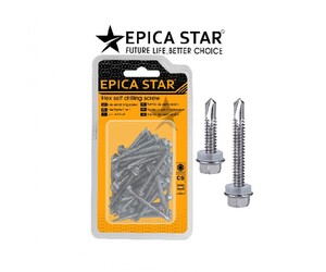 EPICA STAR ΕΞΑΓΩΝΕΣ ΒΙΔΕΣ Μ4.8x75mm 40ΤΜΧ EP-30799