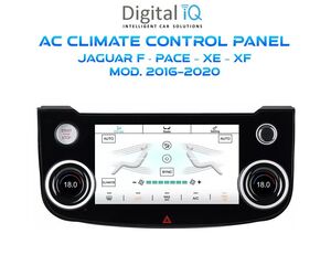 DIGITAL IQ FZ 2013_CL - TOUCHSCREEN CLIMATE CONTROL PANEL 7" for JAGUAR F - PACE - XE - XF mod. 2016-2020
