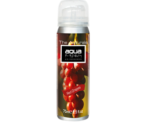 Aqua - ΑΡΩΜΑΤΙΚΟ ΑΥΤΟΚΙΝΗΤΟΥ ΣΕ ΣΠΡΕΙ (SPRAY) ΜΕ ΑΡΩΜΑ ΚΟΚΚΙΝΟ ΣΤΑΦΥΛΙ (RED GRAPES) FRUITS SERIES 75ml AQUA - 1 TEM. (10-892/AQ)