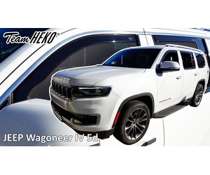 Heko - Ανεμοθραύστες για Jeep Wagoneer IV 5 Doors 2021-2025 Σετ Αυτοκινήτου Απο Εύκαμπτο Φιμέ Πλαστικό - 4 τεμ. (ΑΝΕΜ.SET19140)