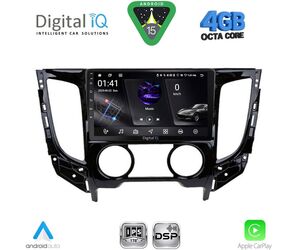 DIGITAL IQ RSG 6437_CPA A/C (9inc) MULTIMEDIA TABLET for MITSUBISHI L200 mod. 2015-2019 with A/C